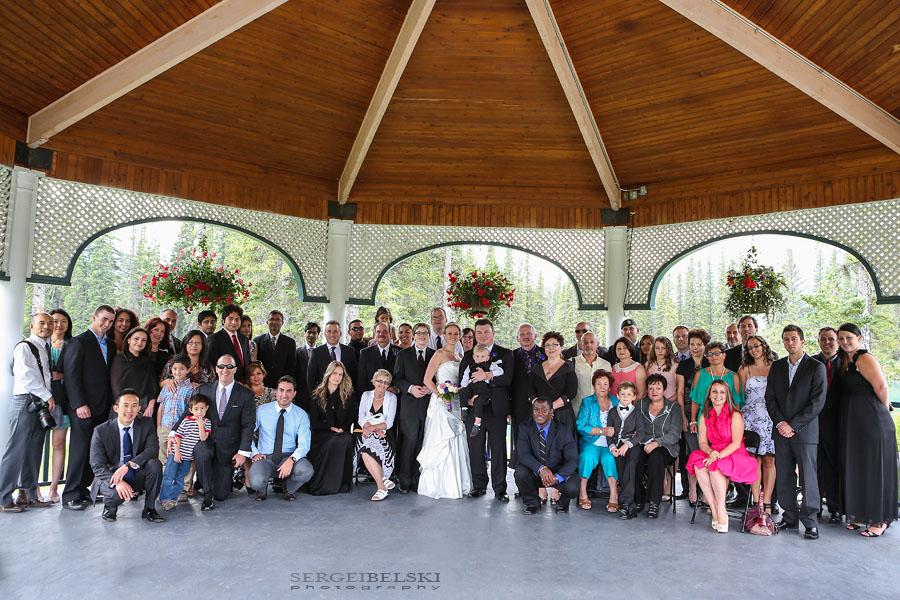 banff wedding photo