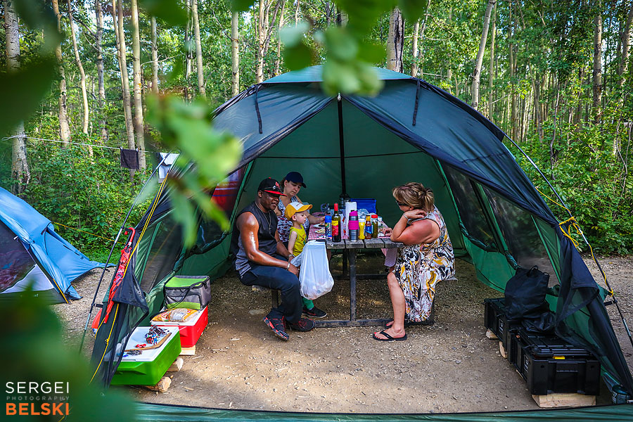 camping family trip photographer sergei belski photo